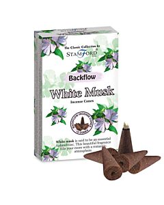 Stamford Backflow Incense Cones - White Musk